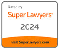 Rated By Super Lawyers | 2024 | visit SuperLawyers.com