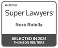 Rated By Super Lawyers | Nora Rotella | Selected In 2024 | Thomson Reuters